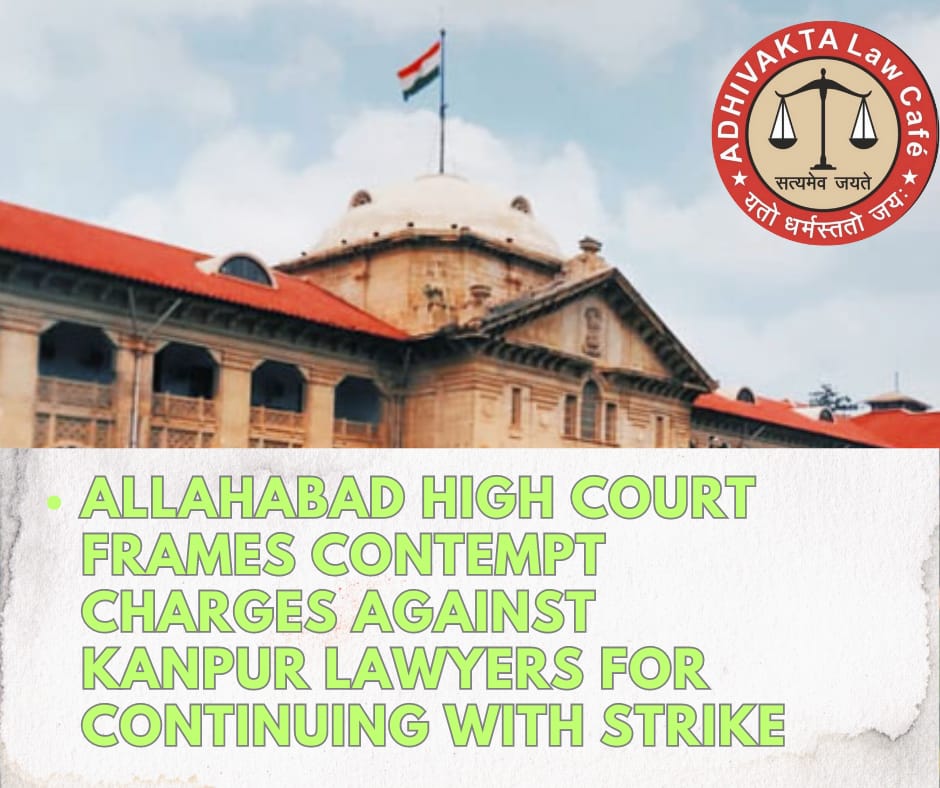 Members of the Kanpur Bar Association and the Lawyers Association, Kanpur failed to comply with the directions of the seven-judge Bench to call off the strike.
